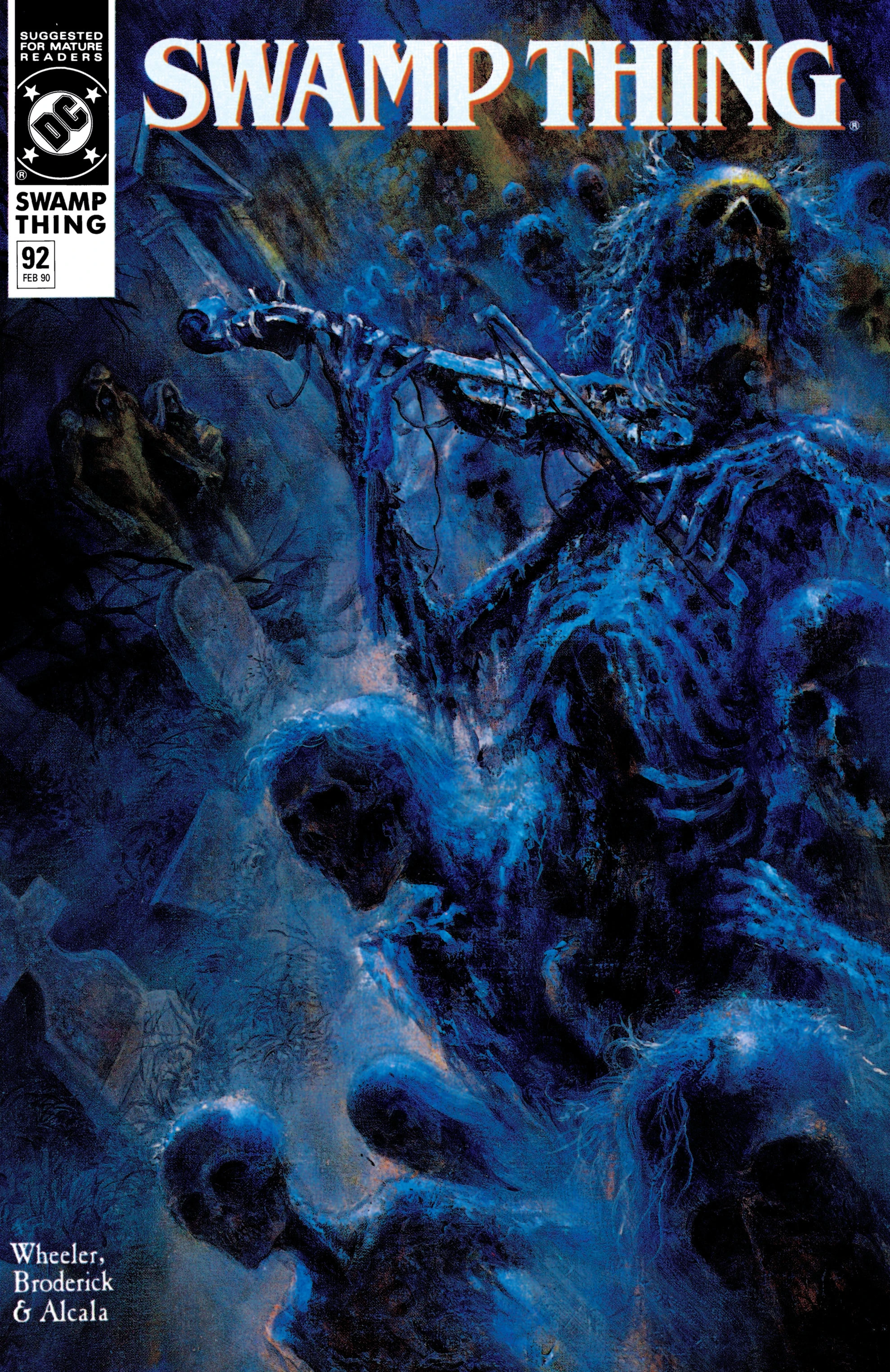 Swamp Thing #92 (DC, 1990 — Cover A) cover